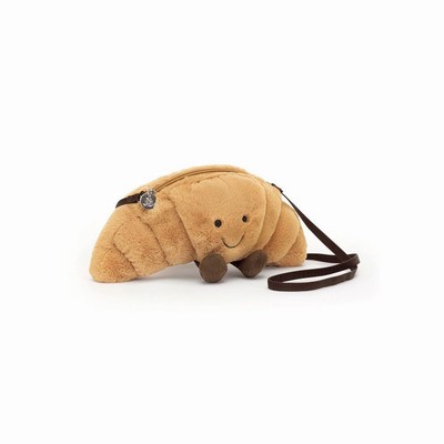Jellycat Croissant Bag UK | 94285HBEN